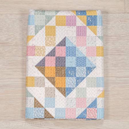 Laundry Basket Quilts Split Nine Patch Waffle Weave Kitchen Towel-Laundry Basket Quilts-My Favorite Quilt Store