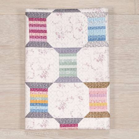 Laundry Basket Quilts Variegated Thread Waffle Weave Kitchen Towel-Laundry Basket Quilts-My Favorite Quilt Store