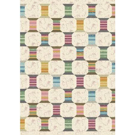 Laundry Basket Quilts Variegated Thread Waffle Weave Kitchen Towel-Laundry Basket Quilts-My Favorite Quilt Store