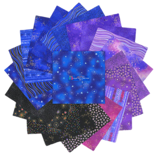 Laurel Burch Basics Night Magic 5" Charm Pack-Clothworks-My Favorite Quilt Store