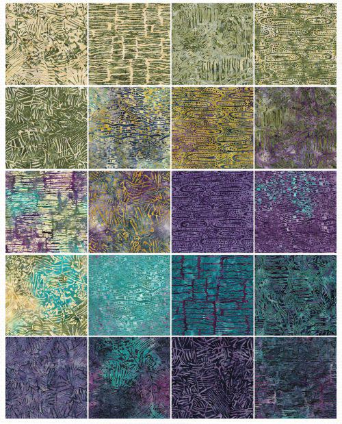 Lavandin Batik 2½" Strip Set-Island Batik-My Favorite Quilt Store