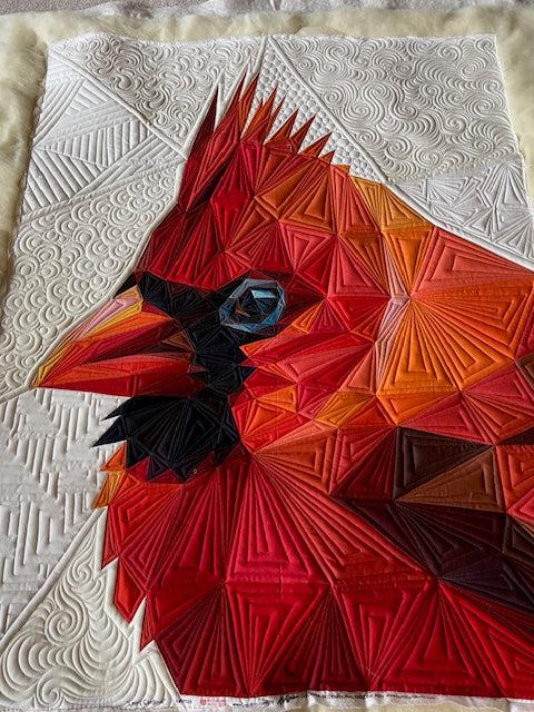 Legit Cardinal Panel 32.5" x 42.5"-Legit Kits-My Favorite Quilt Store
