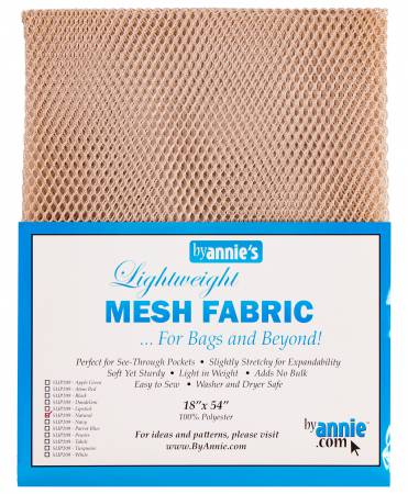 Lightweight Natural Mesh Fabric 18"x 54"