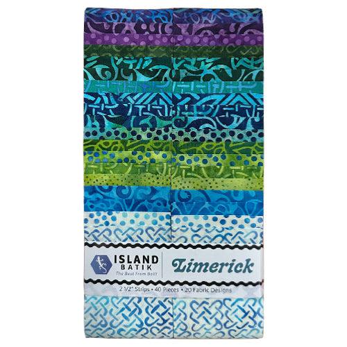 Limerick Batik 2½" Strip Set-Island Batik-My Favorite Quilt Store