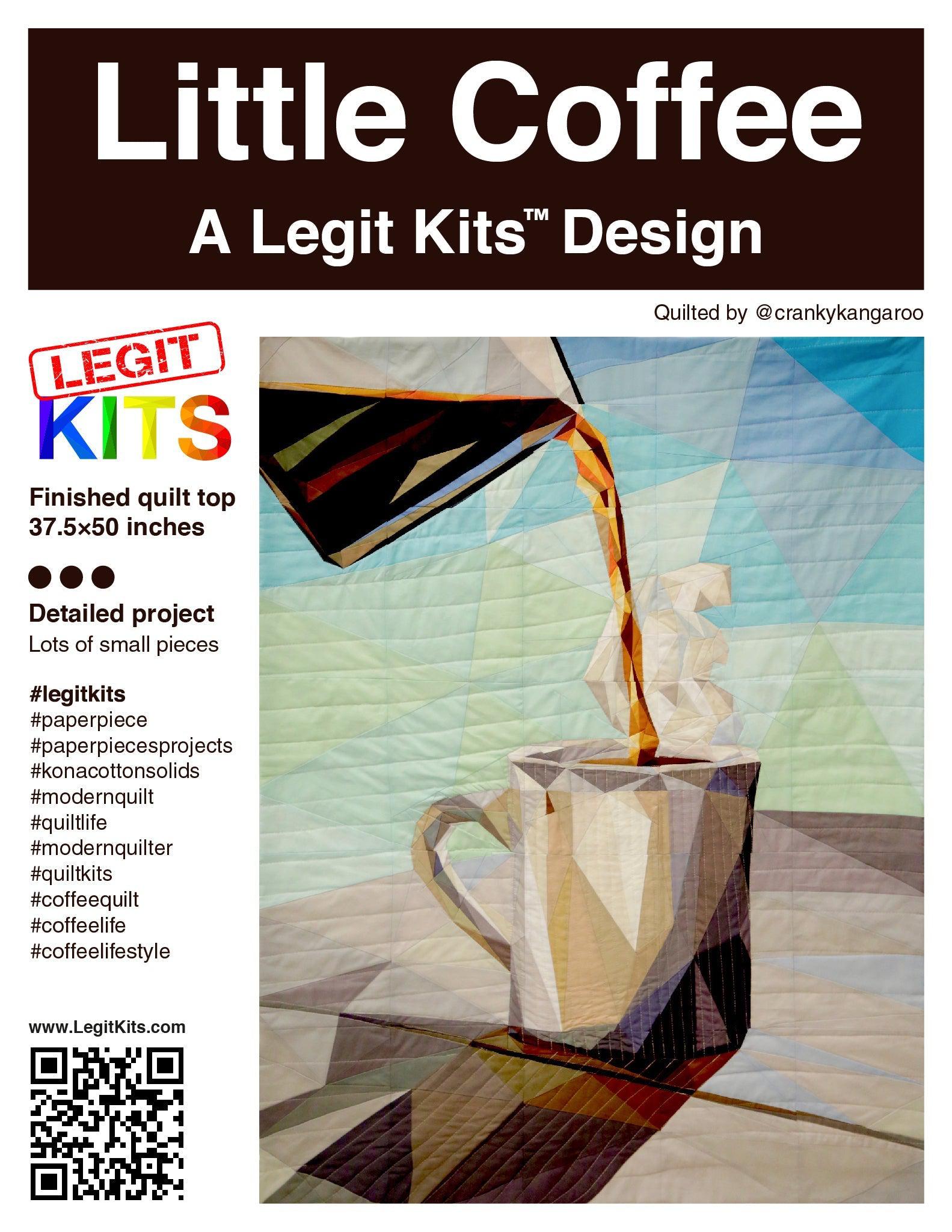 Little Coffee Quilt Kit-Legit Kits-My Favorite Quilt Store