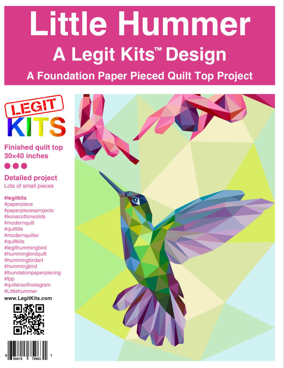 Little Hummer Pattern-Legit Kits-My Favorite Quilt Store