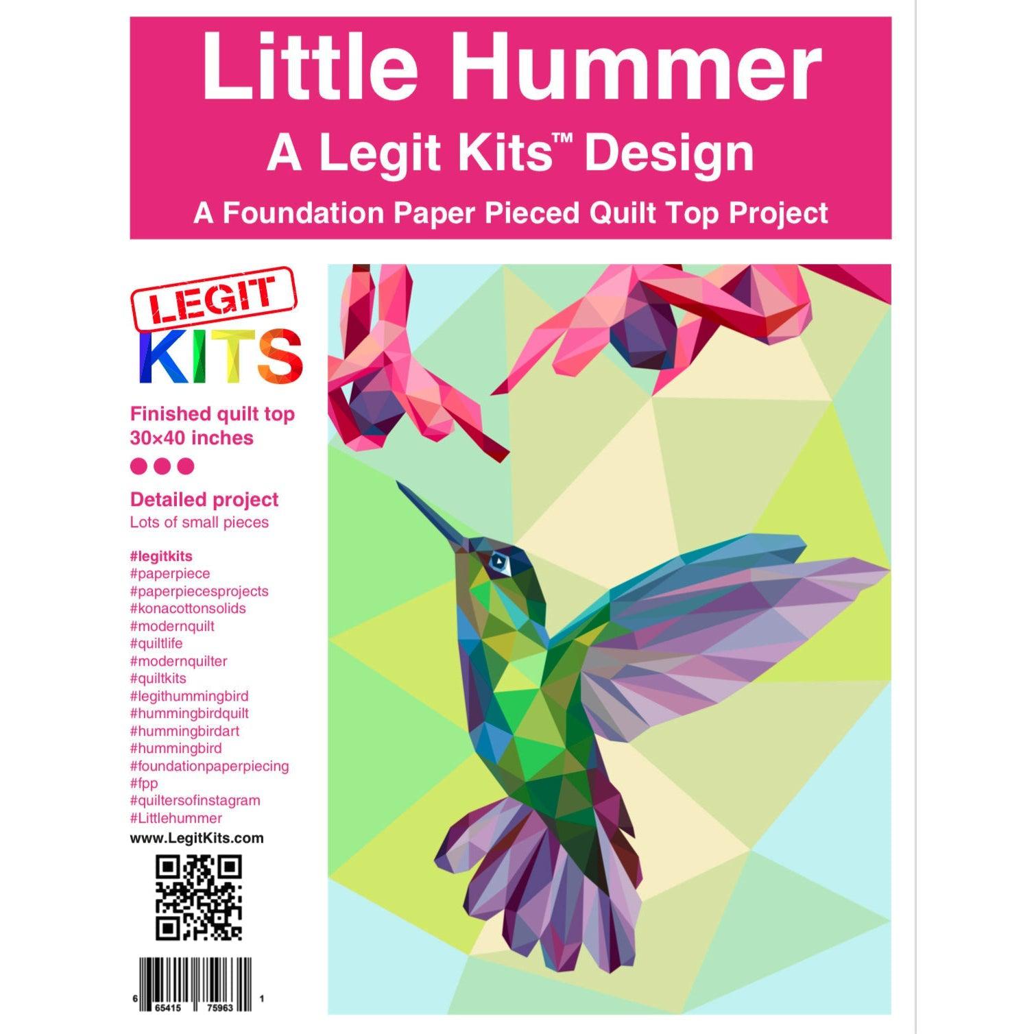 Little Hummer Pattern-Legit Kits-My Favorite Quilt Store