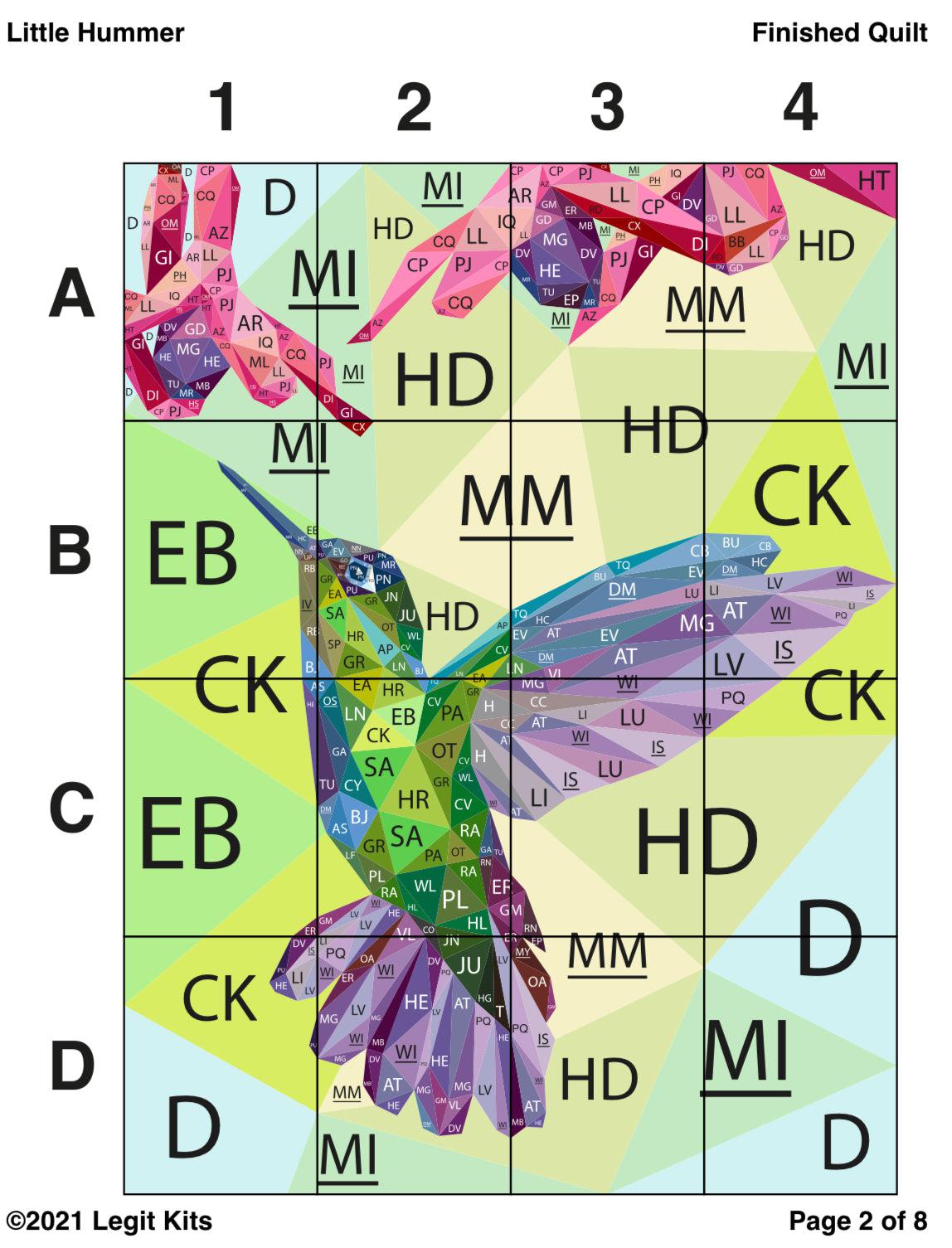 Little Hummer Quilt Kit-Legit Kits-My Favorite Quilt Store