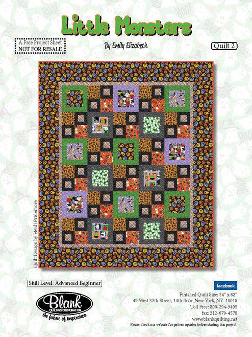 Little Monsters Quilt Two Pattern - Free Digital Download-Blank Quilting Corporation-My Favorite Quilt Store