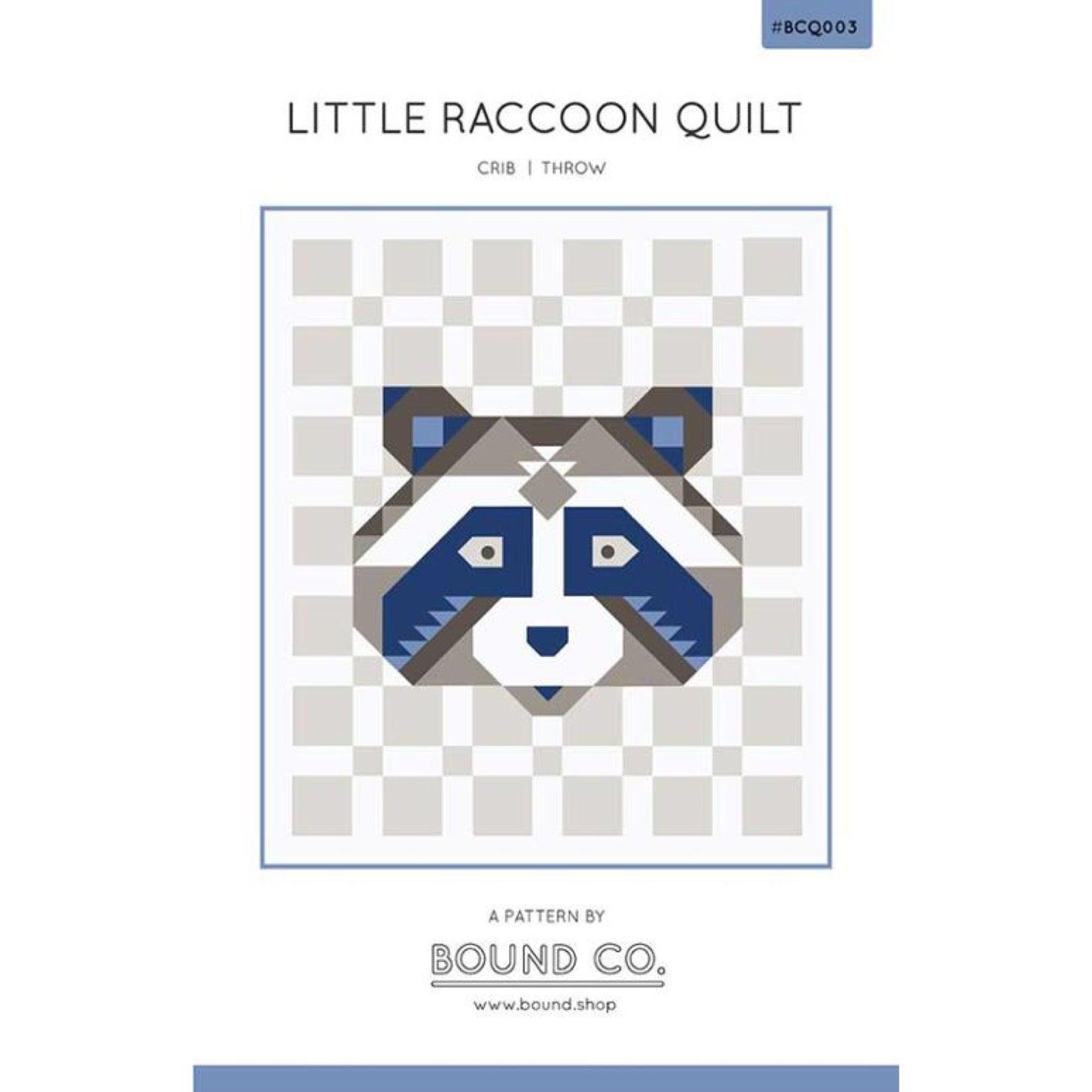 Litttle Raccoon Quilt Pattern-Bound Co.-My Favorite Quilt Store