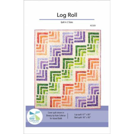 Log Roll Quilt Pattern-Kate Colleran Designs-My Favorite Quilt Store