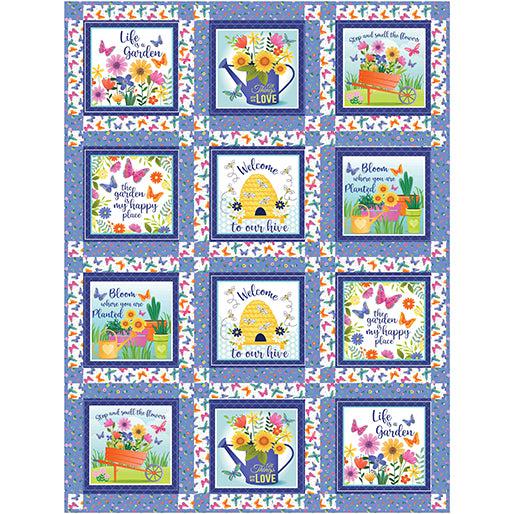 Love Grows Here Angel Face Quilt Kit-Benartex Fabrics-My Favorite Quilt Store