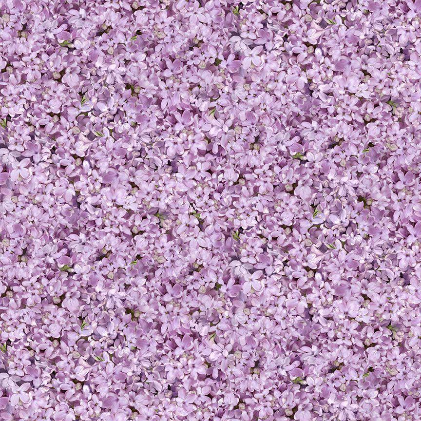 Love Letter Lavender Lilac Floral Fabric