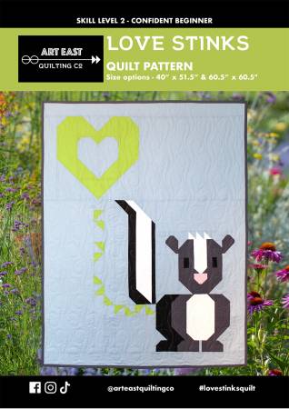 Love Stinks Quilt Pattern-Art East Quilting CO-My Favorite Quilt Store
