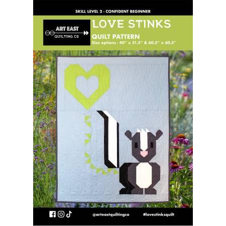 Love Stinks Quilt Pattern-Art East Quilting CO-My Favorite Quilt Store
