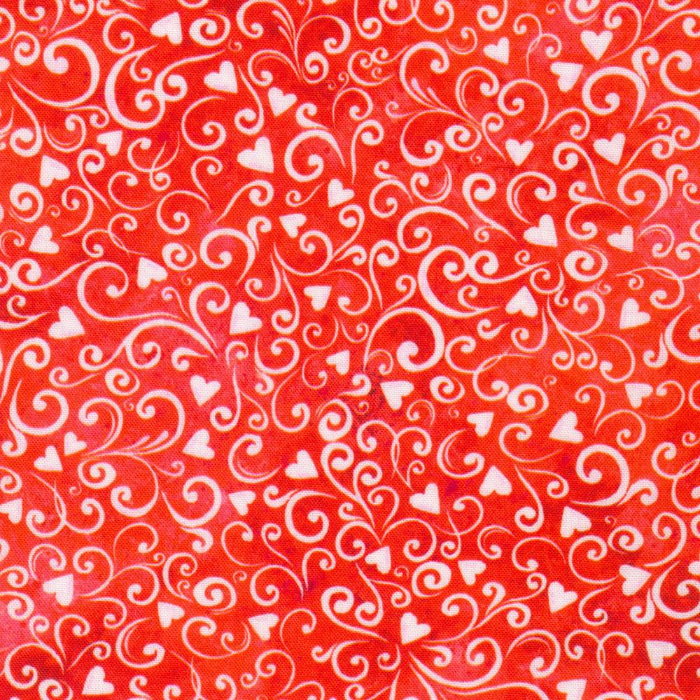 Lovely Day White Love Swirls Fabric-Robert Kaufman-My Favorite Quilt Store