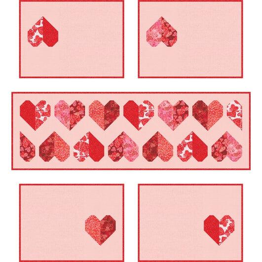 Robert Kaufman Fabrics Lovely Day Elena Vladykina Heart Valentine