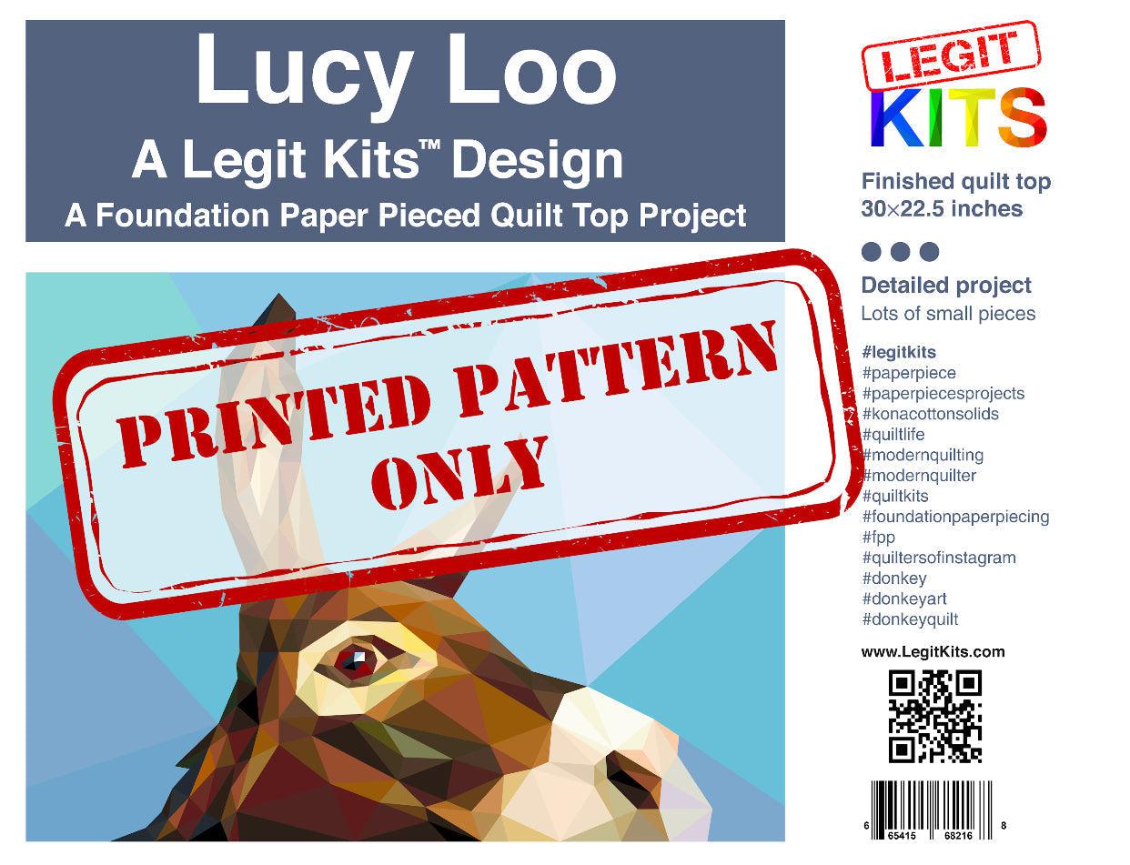 Lucy Loo Pattern-Legit Kits-My Favorite Quilt Store