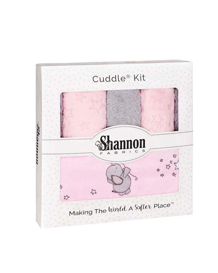 Lullaby Cuddle® Kit Lucky Star Blush Quilt Kit-Shannon Fabrics-My Favorite Quilt Store