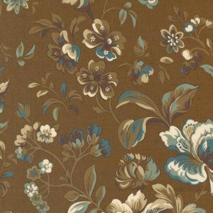Lydias Lace Cocoa Elegance & Classic Floral Fabric-Moda Fabrics-My Favorite Quilt Store
