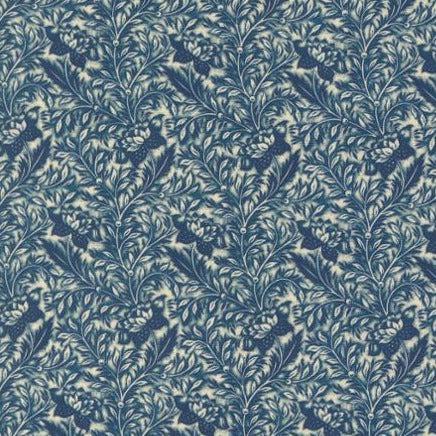 Lydias Lace Indigo Gentleness Florals Fabric-Moda Fabrics-My Favorite Quilt Store