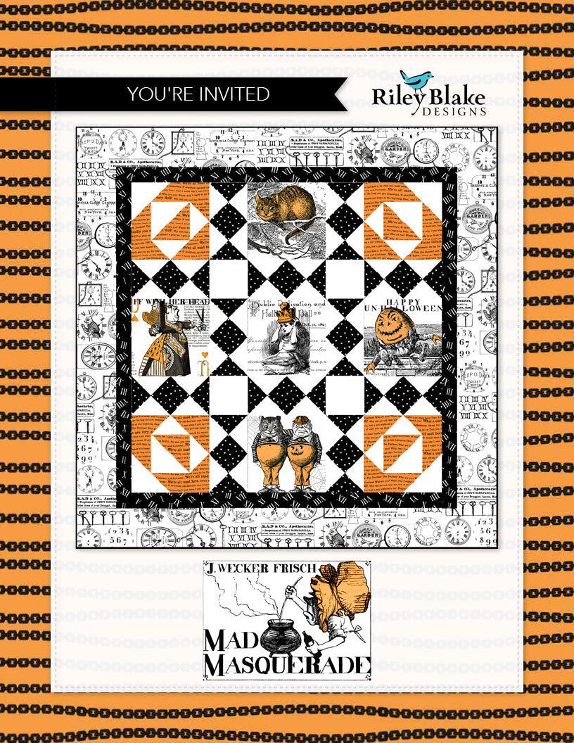 Mad Masquerade You're Invited Quilt Pattern - Free Digital Download-Riley Blake Fabrics-My Favorite Quilt Store