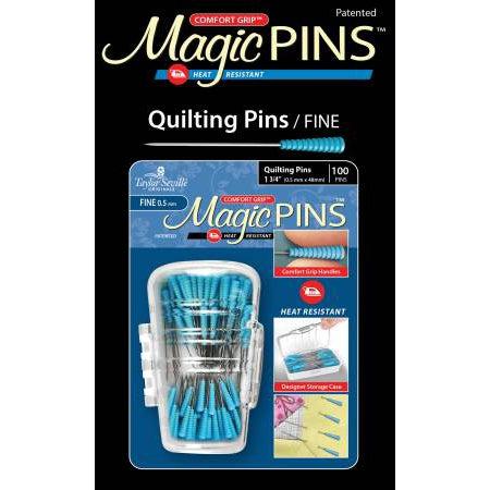 Taylor Seville Magic Pins – Quilting 100 pins in designer storage case –  Little Patch Of Heaven