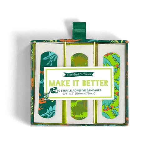 Make it Better Dinosaur Adhesive Bandages 30 pc-Moda Fabrics-My Favorite Quilt Store