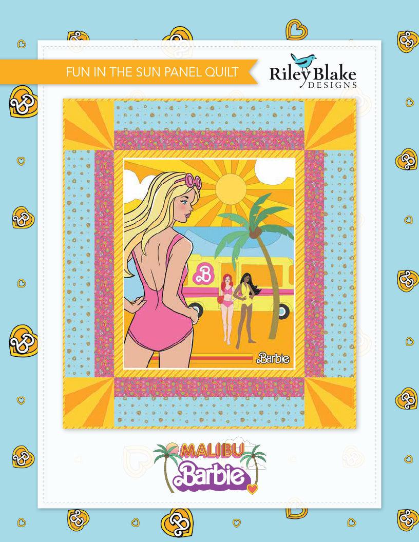 Malibu Barbie Panel Quilt Pattern - Free Digital Download-Riley Blake Fabrics-My Favorite Quilt Store