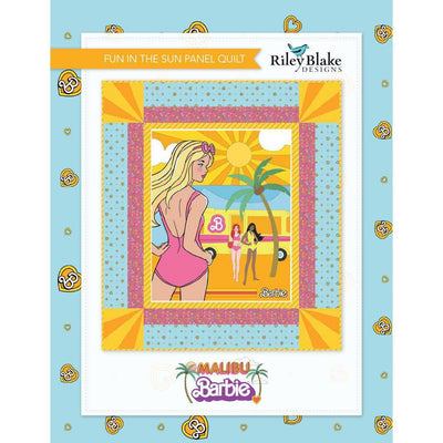 Riley Blake Designs Malibu Barbie Main Multicolor Fabric
