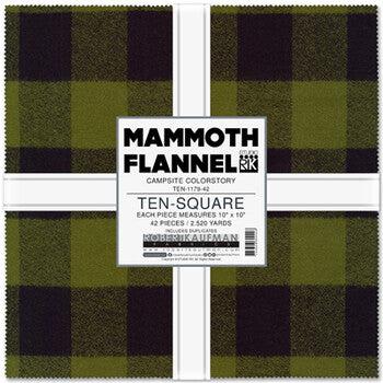 Mammoth Flannel Campsite 10" Layer Cake 42pc.-Robert Kaufman-My Favorite Quilt Store
