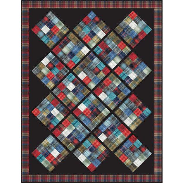 Mammoth Flannel Plaid Stones Quilt Pattern - Free Pattern Download
