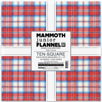 Mammoth Junior Flannel Dawn 10" Layer Cake 42pc.-Robert Kaufman-My Favorite Quilt Store