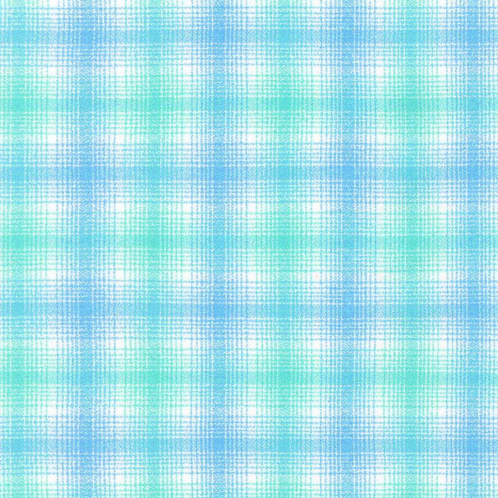 Mammoth Junior Seaglass Plaid Flannel Fabric-Robert Kaufman-My Favorite Quilt Store