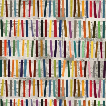Marble Run Sea Salt Stick Stacks Fabric-Windham Fabrics-My Favorite Quilt Store