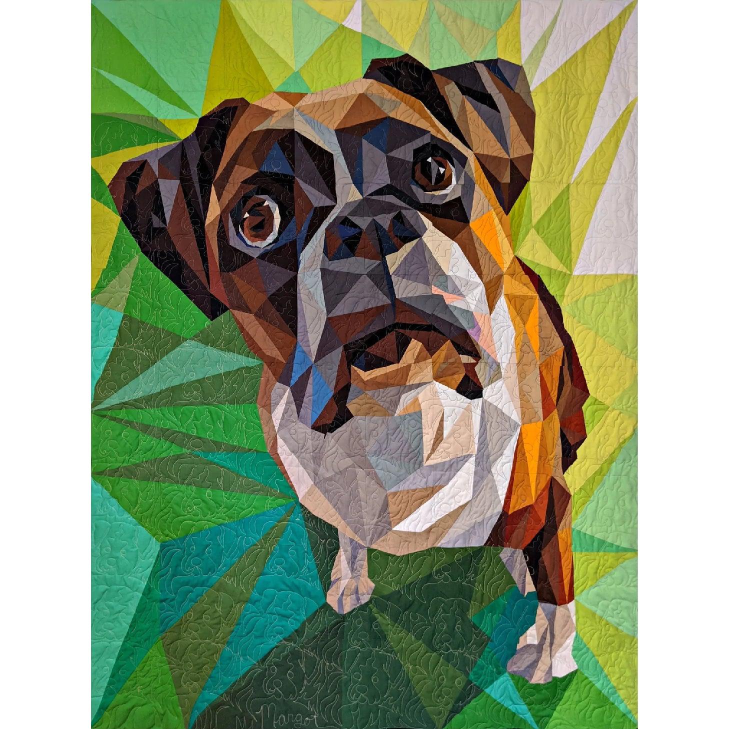 Margot the Boxer Quilt Kit-Legit Kits-My Favorite Quilt Store