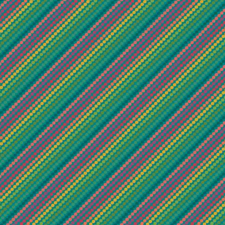 Market Street Teal Rainbow Stipes Fabric