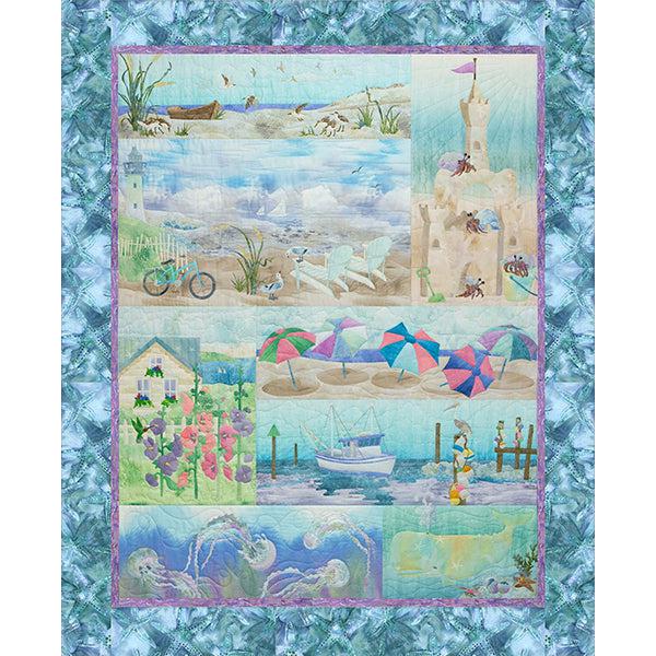 McKenna Ryan A Day at the Beach Quilt Kit-Hoffman Fabrics-My Favorite Quilt Store