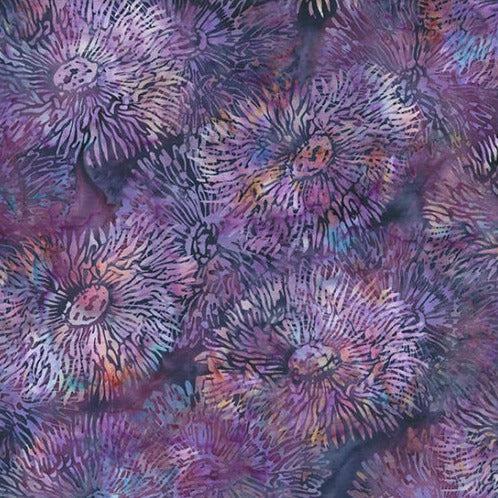 McKenna Ryan Jelly Fish Boysenberry Sea Anemone Bali Batiks Fabric-Hoffman Fabrics-My Favorite Quilt Store