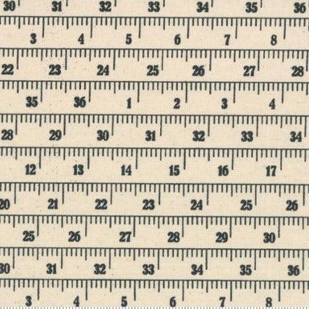 Measure Up Natural Cotton Canvas 54" Wide Fabric-Moda Fabrics-My Favorite Quilt Store