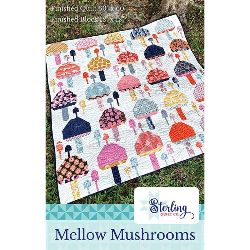 Mellow Mushrooms Quilt Pattern-Moda Fabrics-My Favorite Quilt Store
