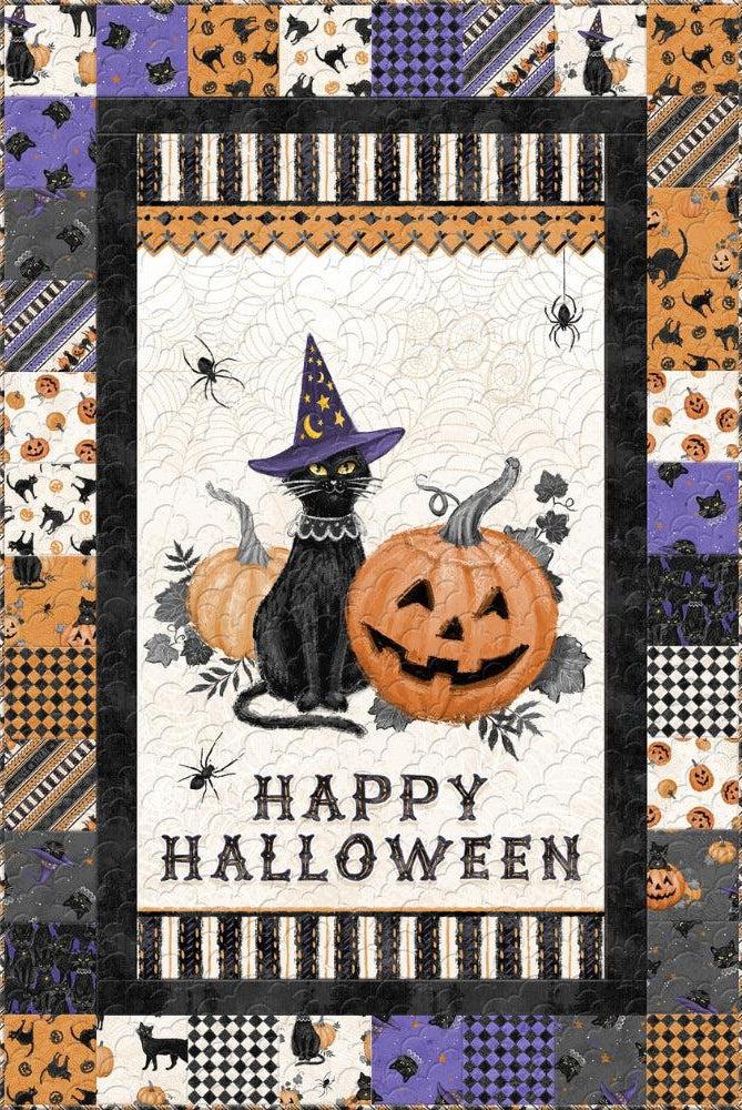 Meow-Gical Night Boardwalk Quilt Kit-Wilmington Prints-My Favorite Quilt Store