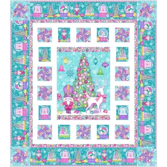Merry and Bright A Little Twisted Christmas Quilt Kit