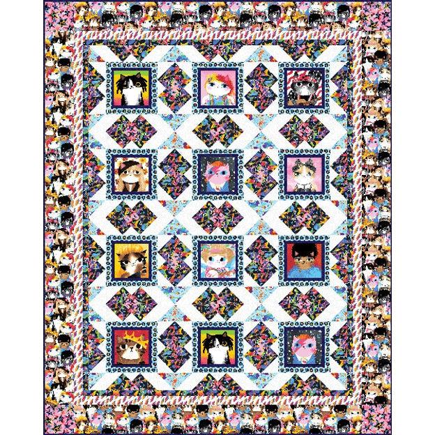 Mew-sic Legends Quilt Pattern - Free Digital Download