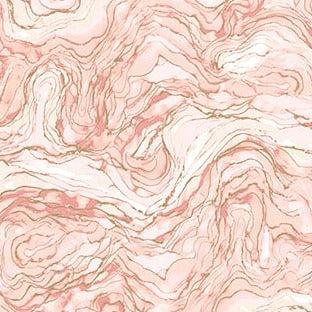 Midas Touch Coral Swirl Fabric-Northcott Fabrics-My Favorite Quilt Store