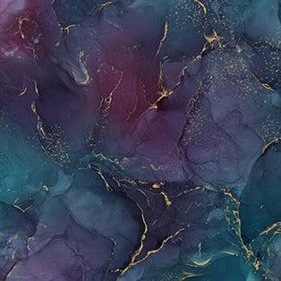 Midas Touch Dark Purple Abstract Gem Fabric-Northcott Fabrics-My Favorite Quilt Store