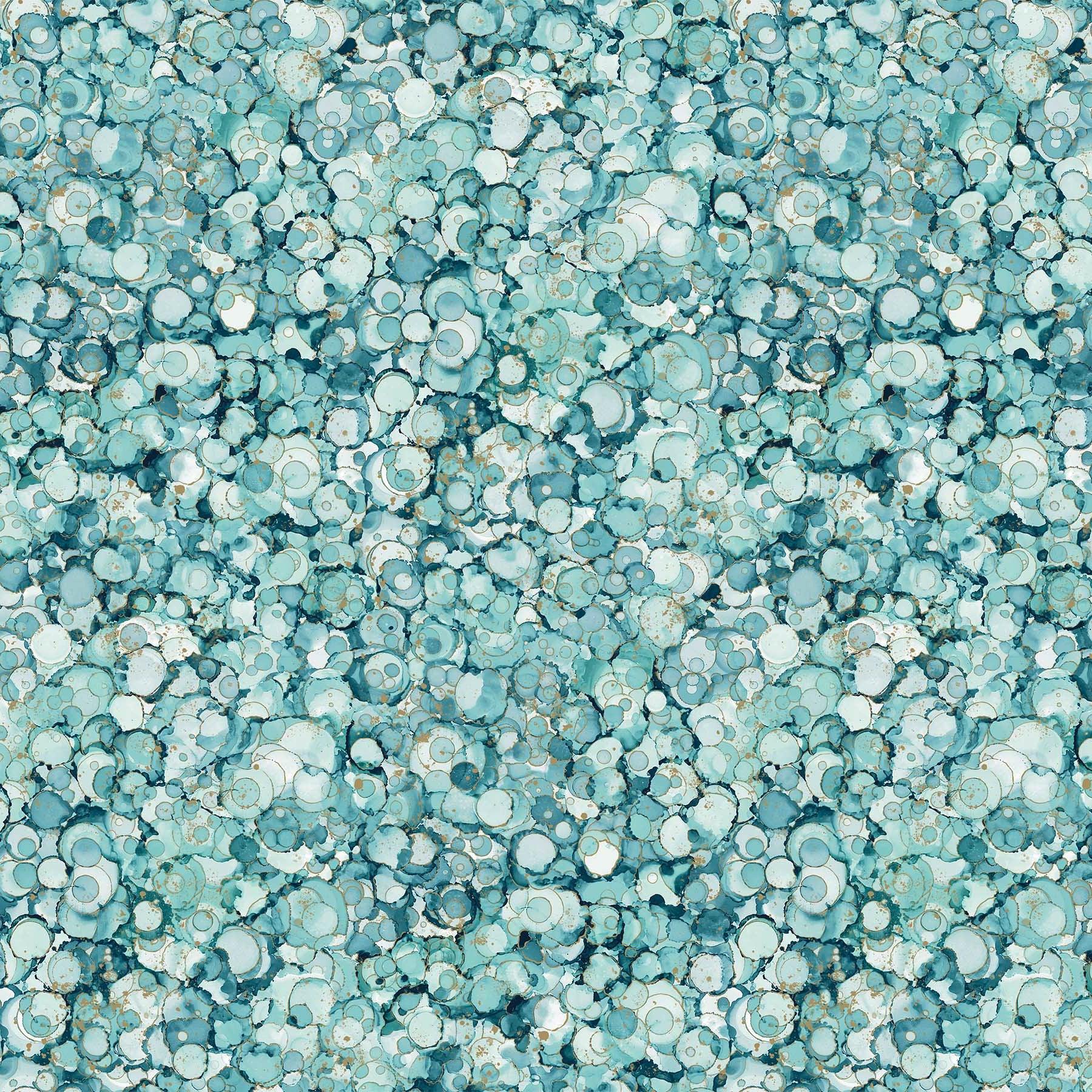 Midas Touch Light Blue Rock Texture Fabric