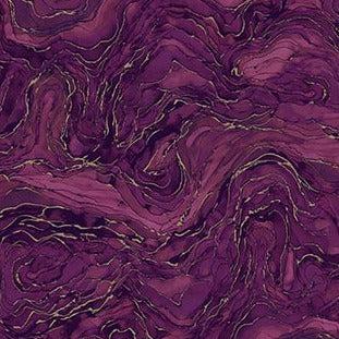 Midas Touch Magenta Abstract Swirl Fabric-Northcott Fabrics-My Favorite Quilt Store