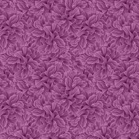 Midnight Garden Purple Petal Texture Fabric