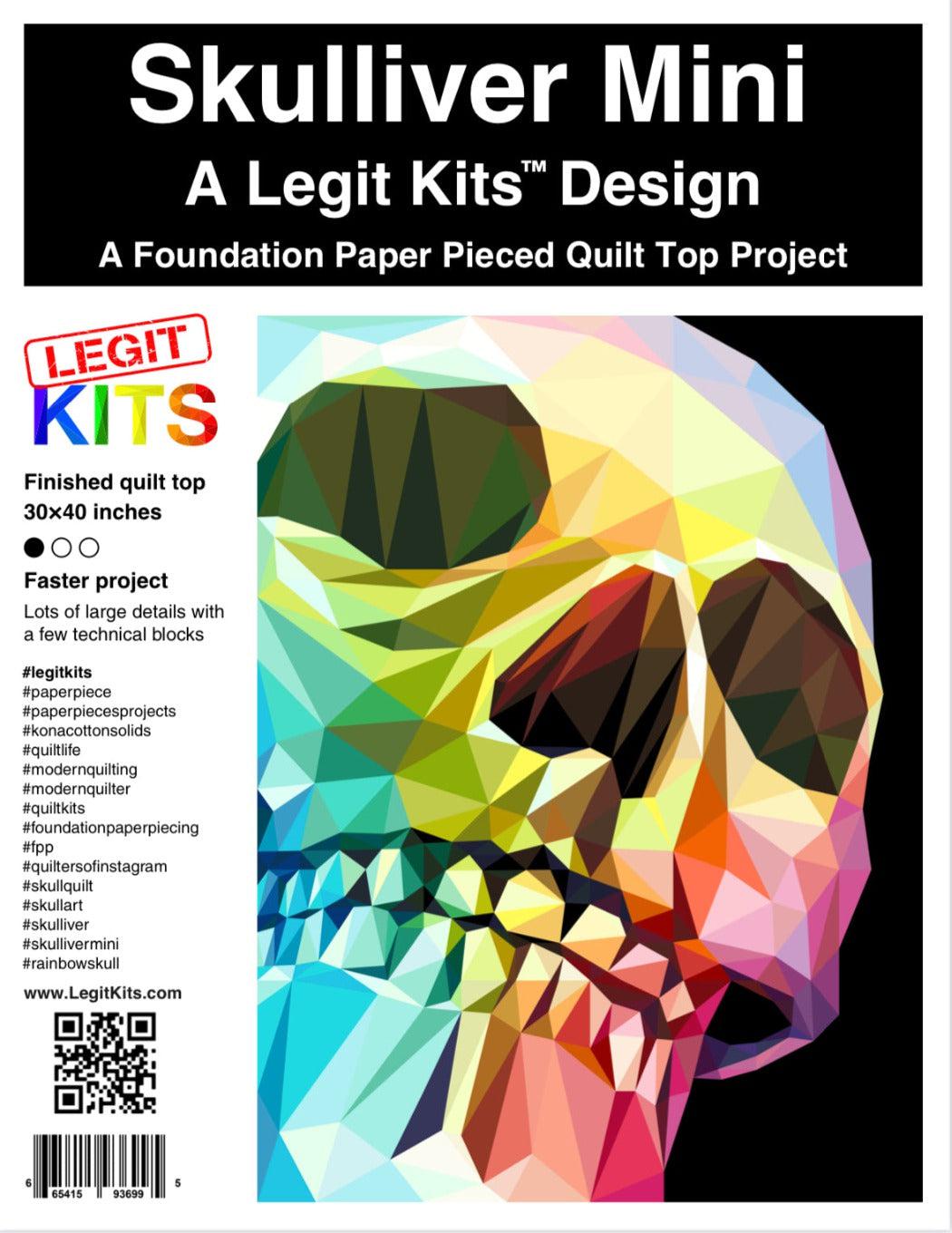 Mini Skulliver Quilt Kit-Legit Kits-My Favorite Quilt Store